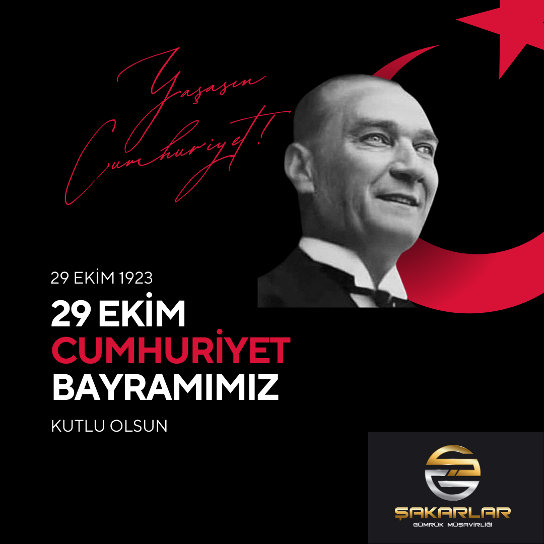  29 Ekim Cumhuriyet Bayramımız Kutlu Olsun…